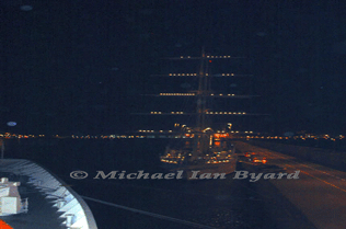 Star Clipper all lit up